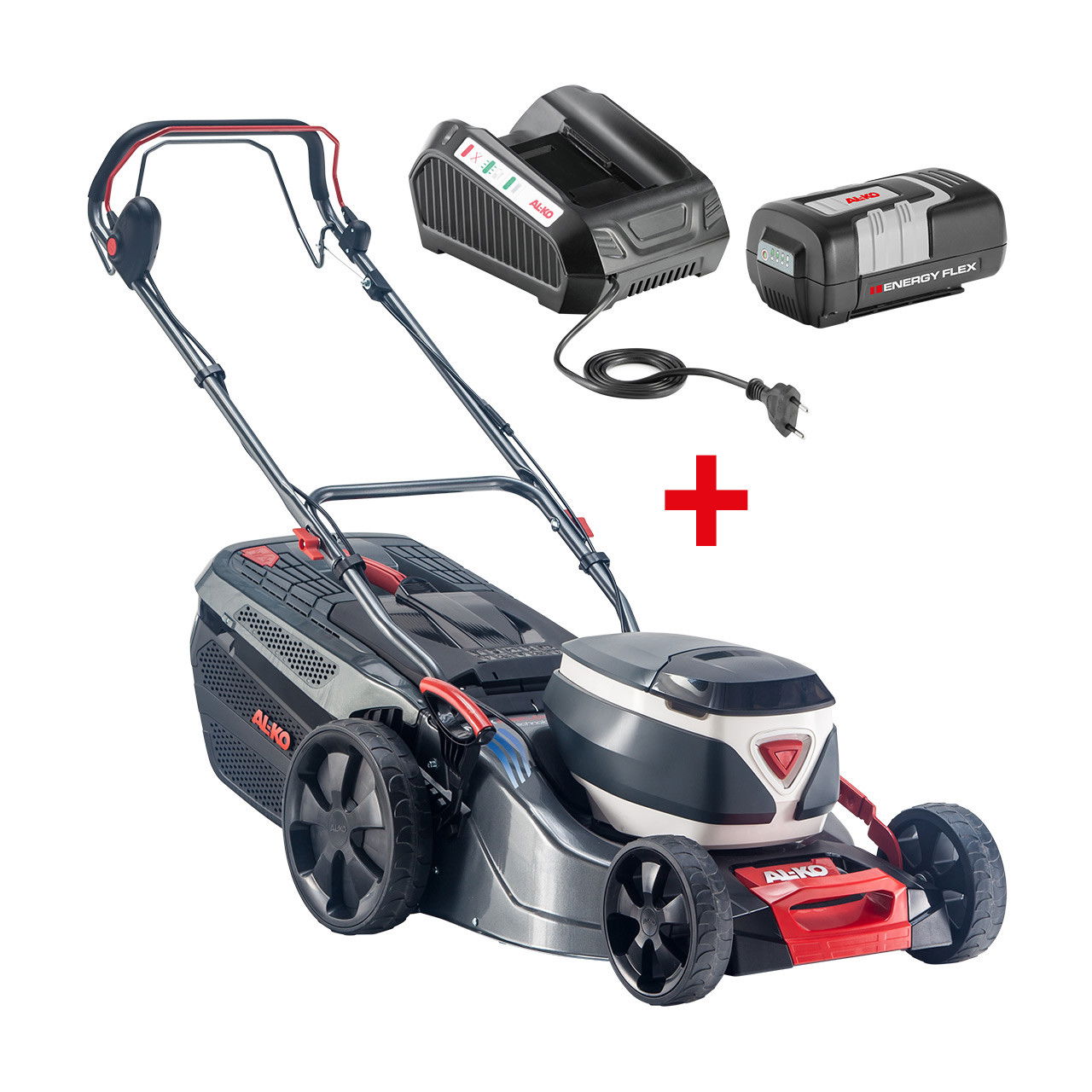 AL-KO Energy Flex 36V 46.2 Li SP akkumulátoros önjáró fűnyíró (1 x 4.0 Ah Li-ion akkuval) termék fő termékképe