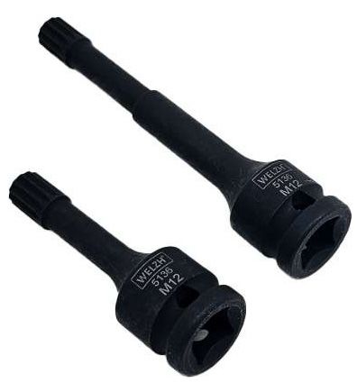 Welzh Werkzeug 5136-WW 1/2"-os XZN gépi dugókulcs fej készlet, középen vékonyított, VAG, 2 részes termék fő termékképe