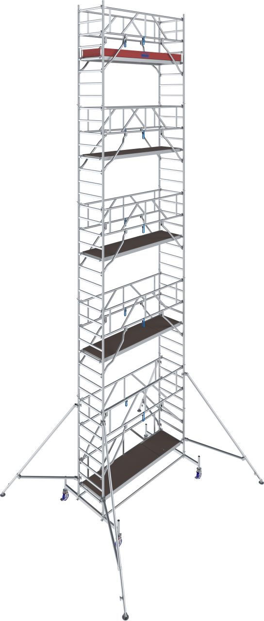 Krause STABILO Professional gurulóállvány, 10 -es sorozat, mezőméret: 2.5 m x 0.75 m, munkamagasság: 11.4 m termék fő termékképe