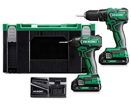 HiKoki KC18DD-WGZ 18V-os Li-ion akkus gépcsomag termék fő termékképe