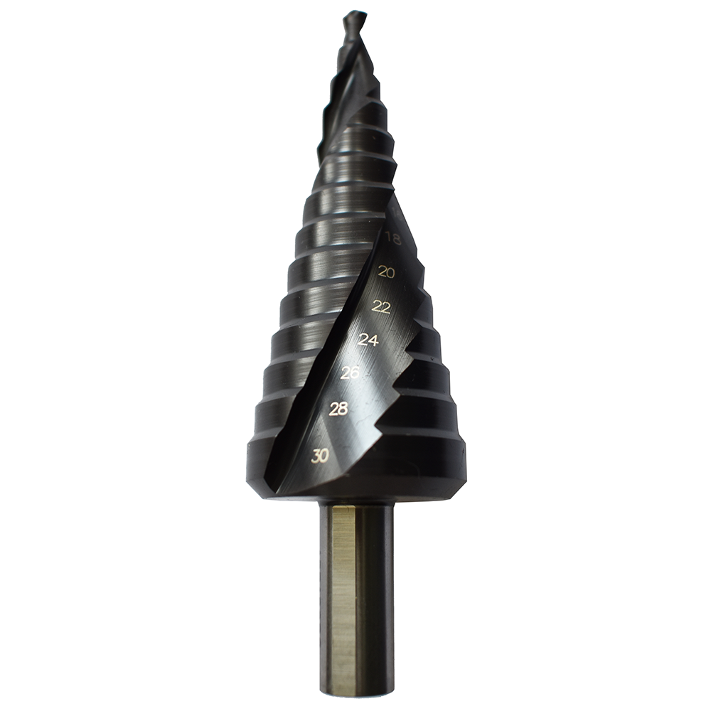 Abraboro HSS-TiAlN köszörült lépcsős fúró 4,0-20,0 mm termék fő termékképe