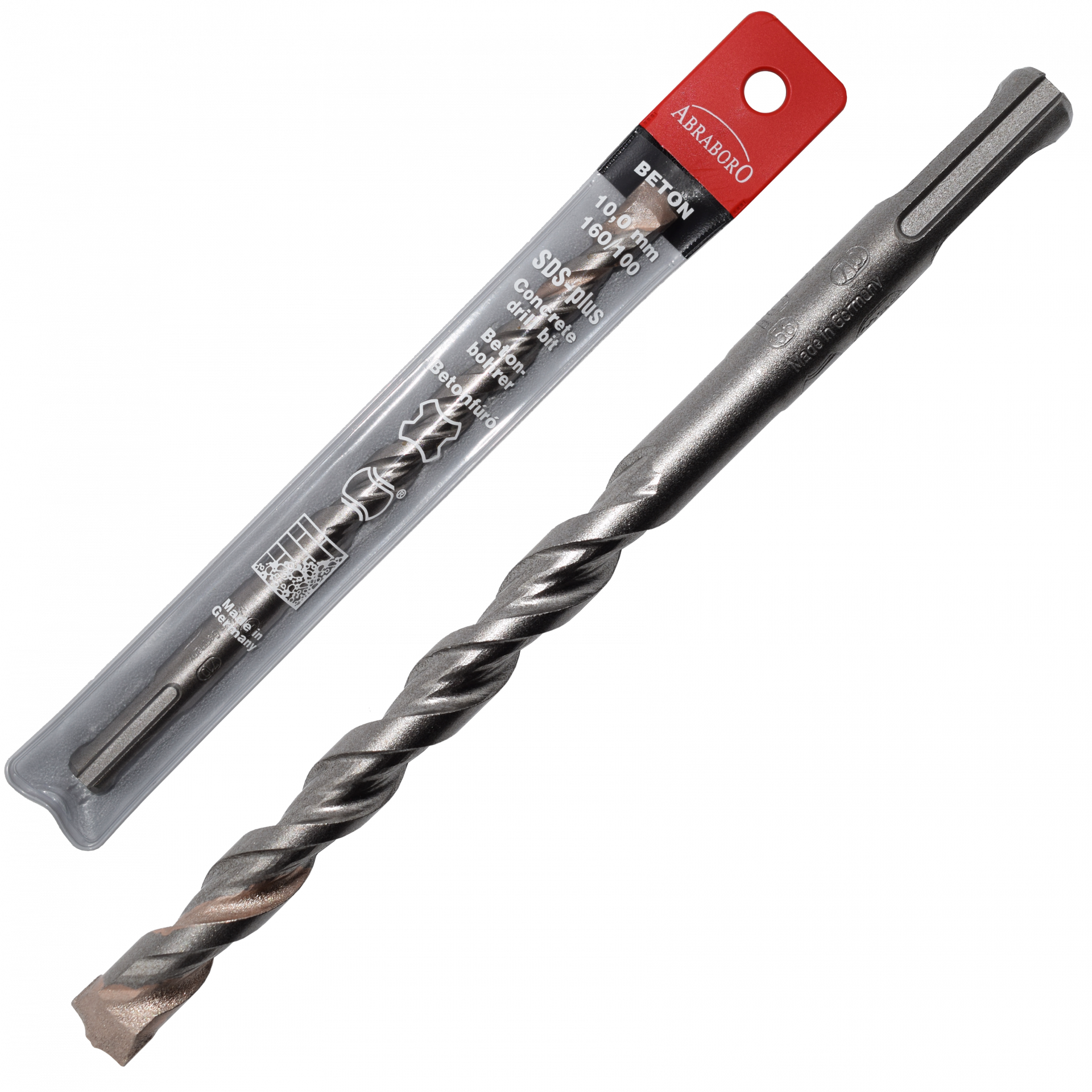 Abraboro 25 x 1000 / 950 mm SDS-plus TWIXX betonfúró műanyag tasakban termék fő termékképe