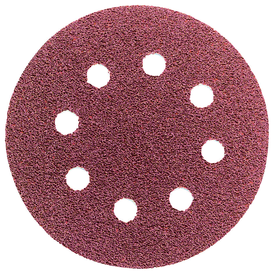 Abraboro 125 mm kör alakú csiszolópapír 8 lyukkal, 180-as szemcseméret, 50 db/csomag termék fő termékképe