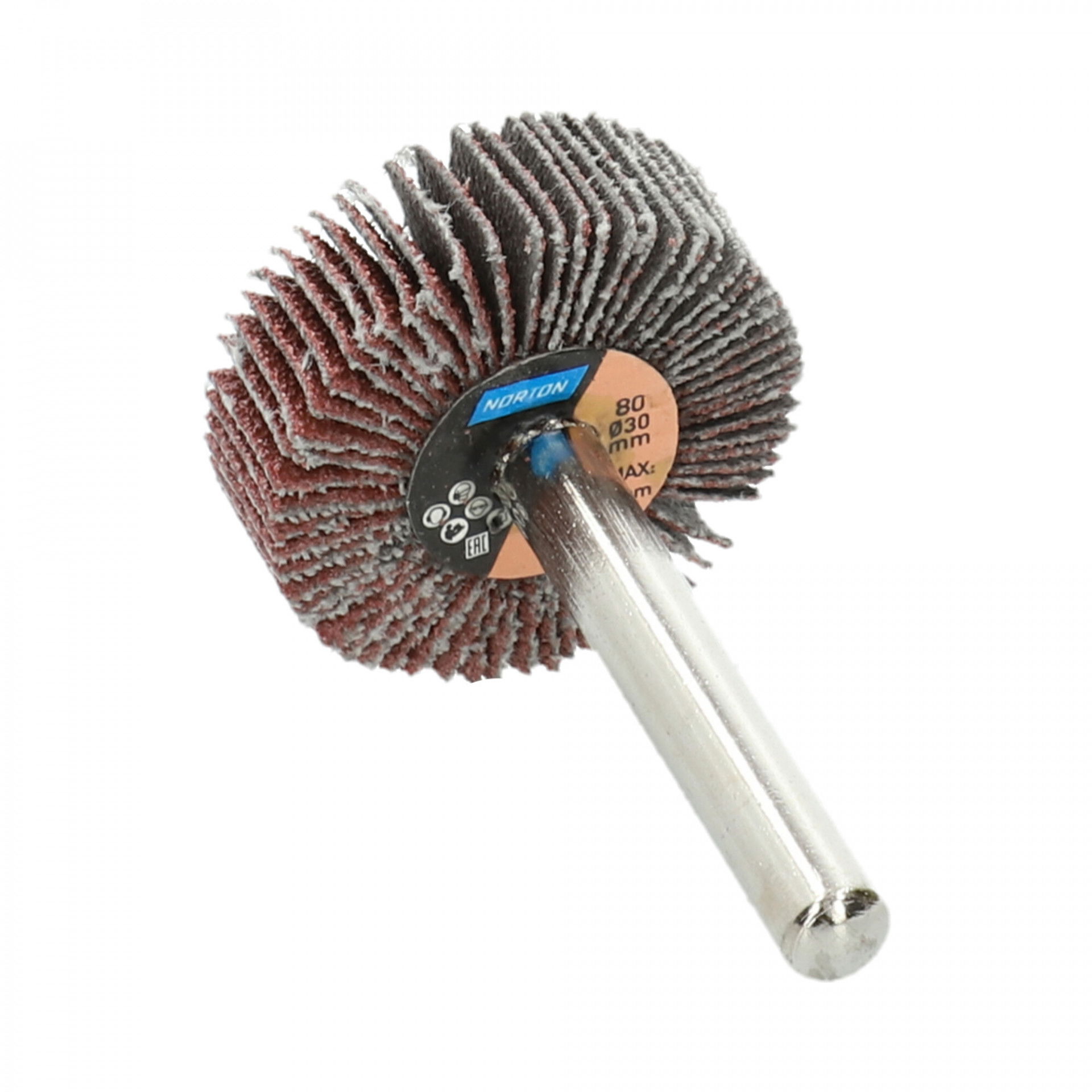 Norton Metal R207Plus csapos lamellás csiszolókorong Ø30x10x6mm P80, 10 db/csomag termék fő termékképe