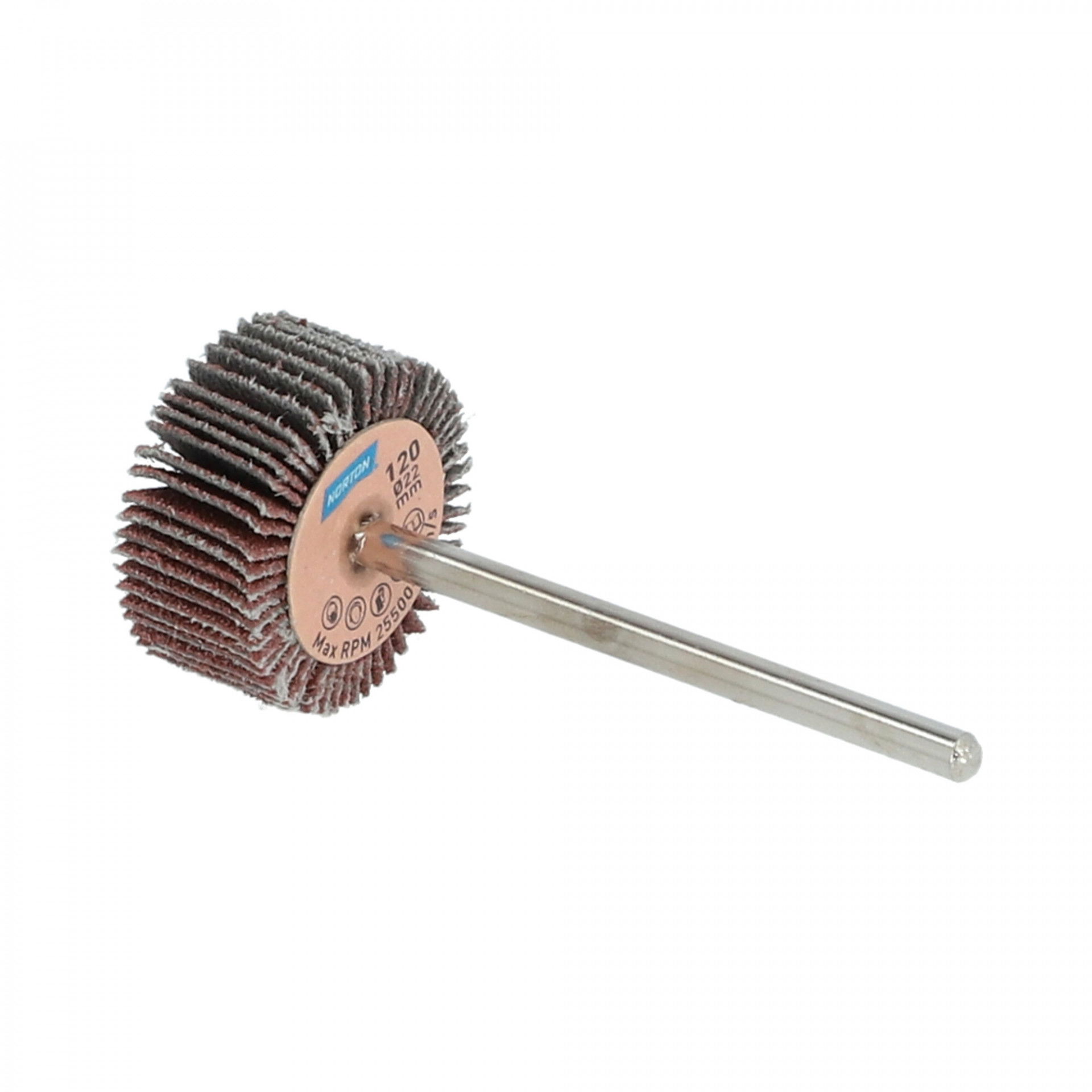 Norton BDX R207Plus csapos lamellás csiszolókorong 22x10x3mm P120, 10 db/csomag termék fő termékképe