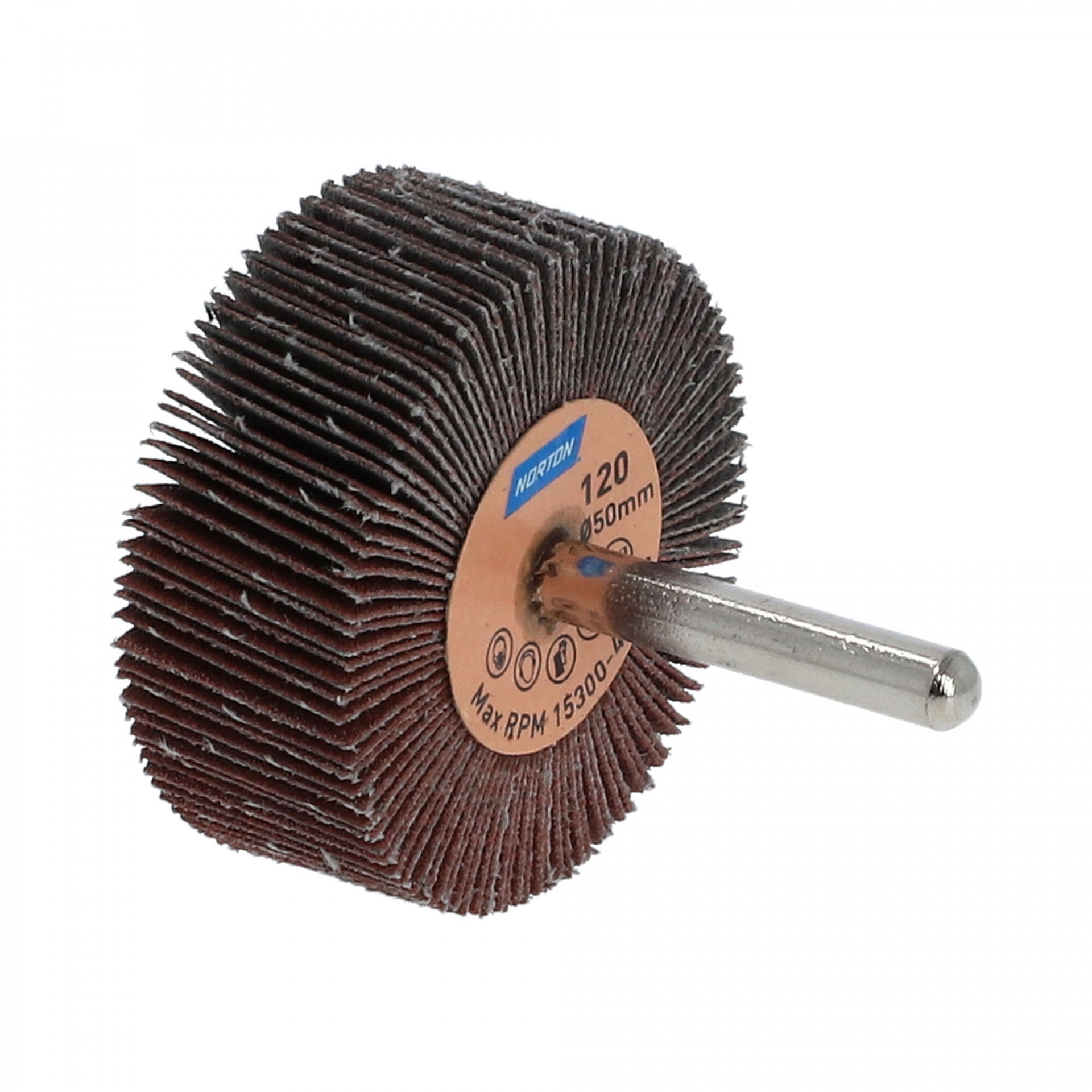 Norton Metal R207Plus csapos lamellás csiszolókorong Ø50x20x6mm P120, 10 db/csomag termék fő termékképe