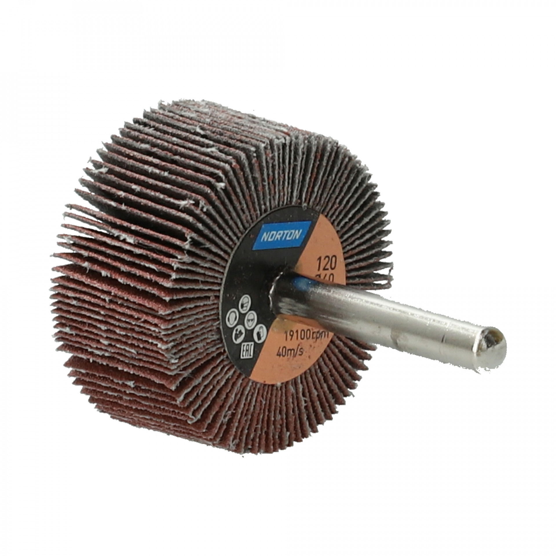 Norton Metal R207Plus csapos lamellás csiszolókorong Ø40x20x6mm P120, 10 db/csomag termék fő termékképe