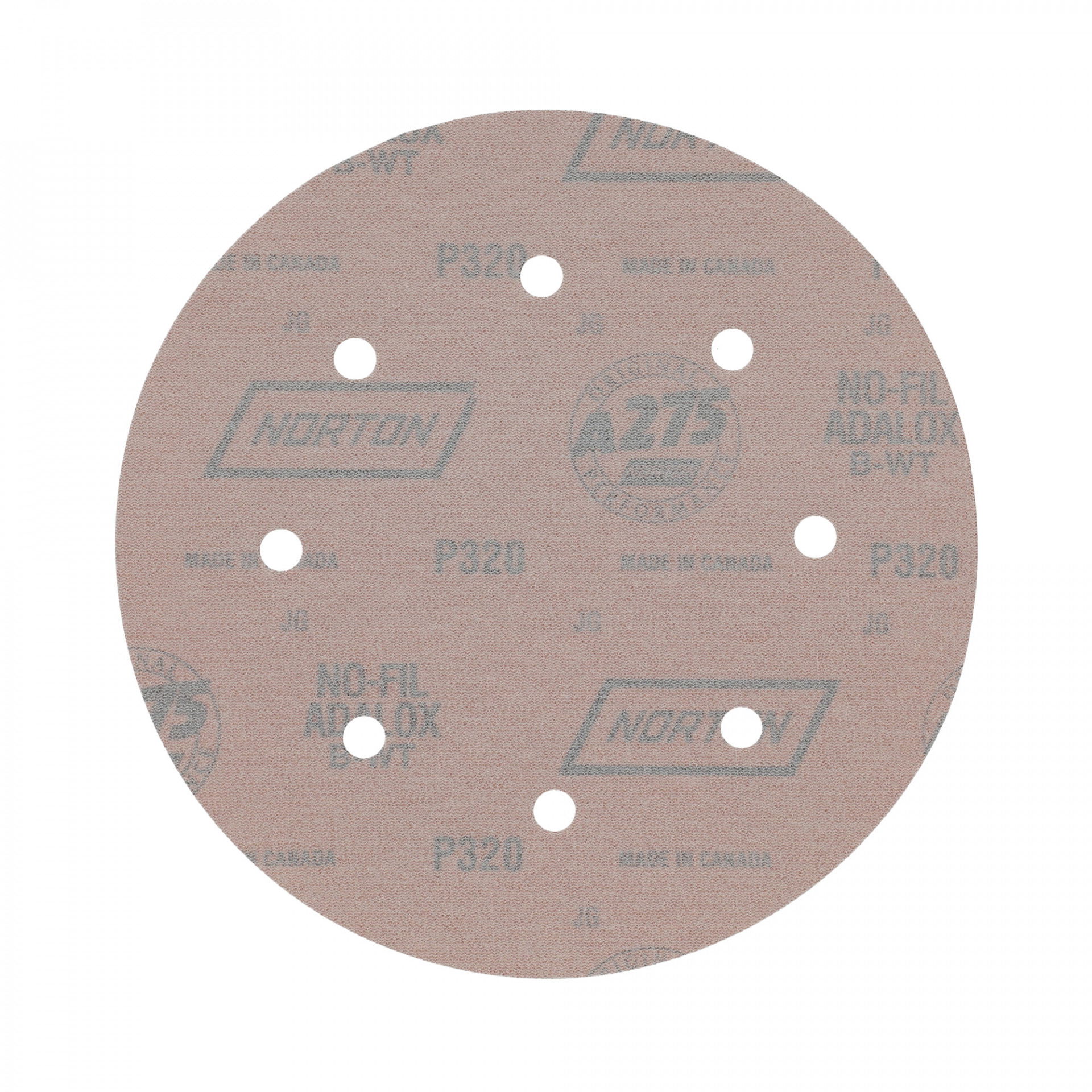 Norton Pro A275 csiszolókorong Ø203 mm 8 Lyukas P320, 100 db/csomag termék fő termékképe