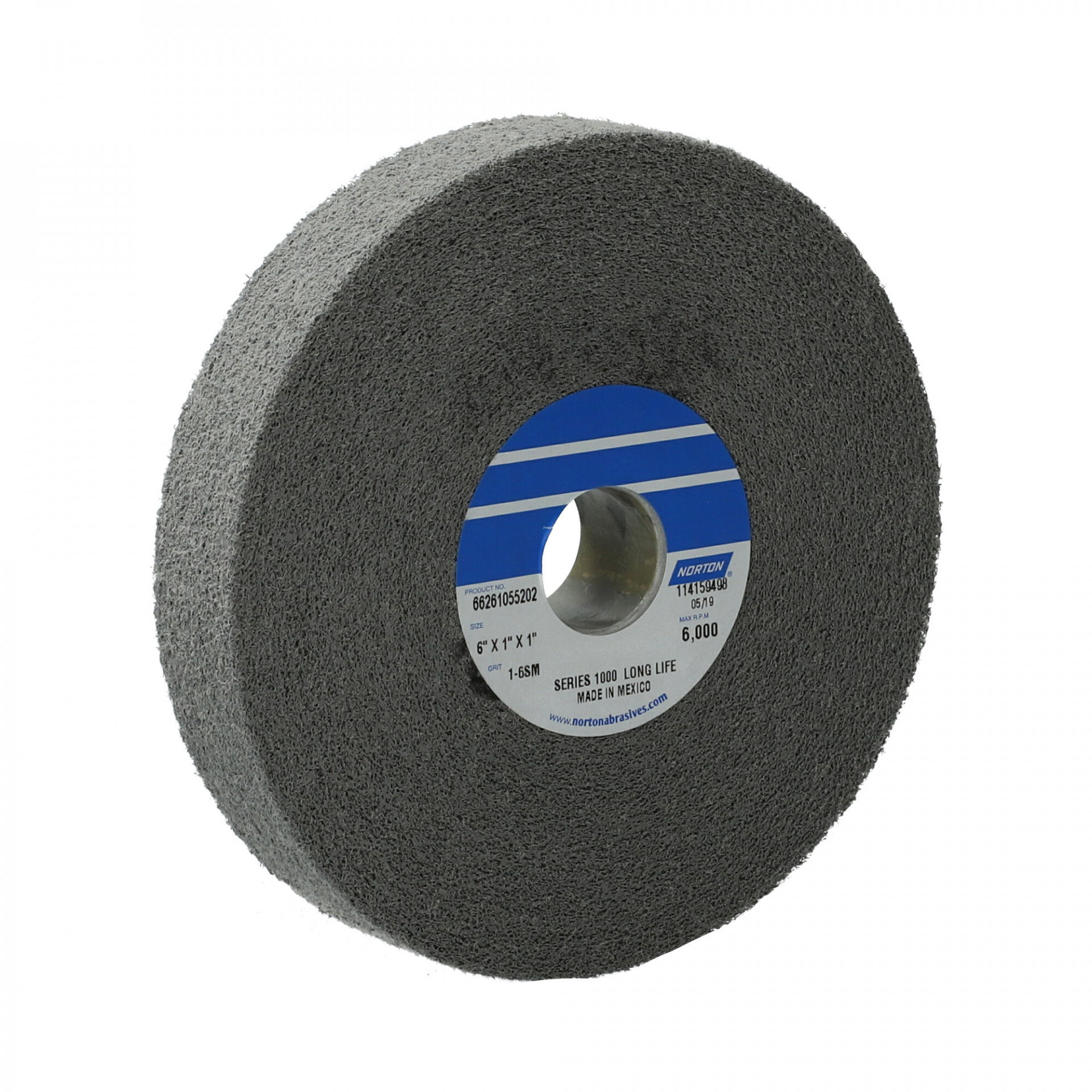 Norton Rapid Finish Series 1000 Long Life rost csiszolókorong 150x25x25mm Medium 8 SiC, 3 db/csomag termék fő termékképe