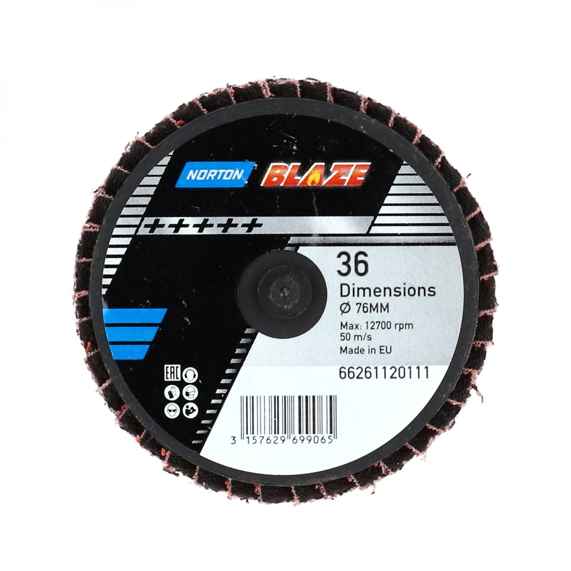 Norton Speedlok Blaze R980P TR lamellás csiszolókorong Ø75mm P36), 10 db/csomag termék fő termékképe
