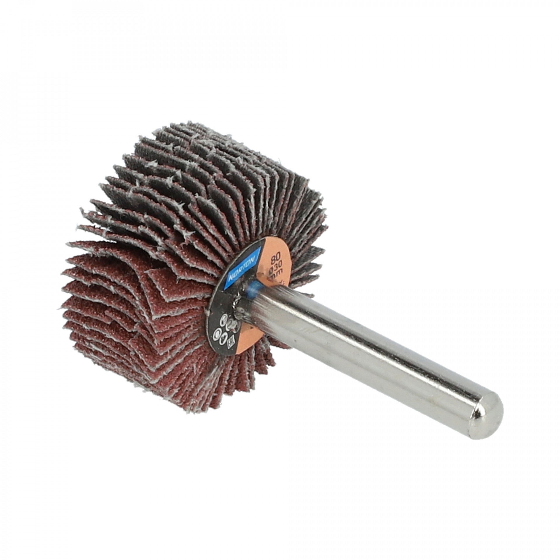 Norton Metal R207Plus barázdált csapos lamellás csiszolókorong Ø30x15x6mm P80, 10 db/csomag termék fő termékképe