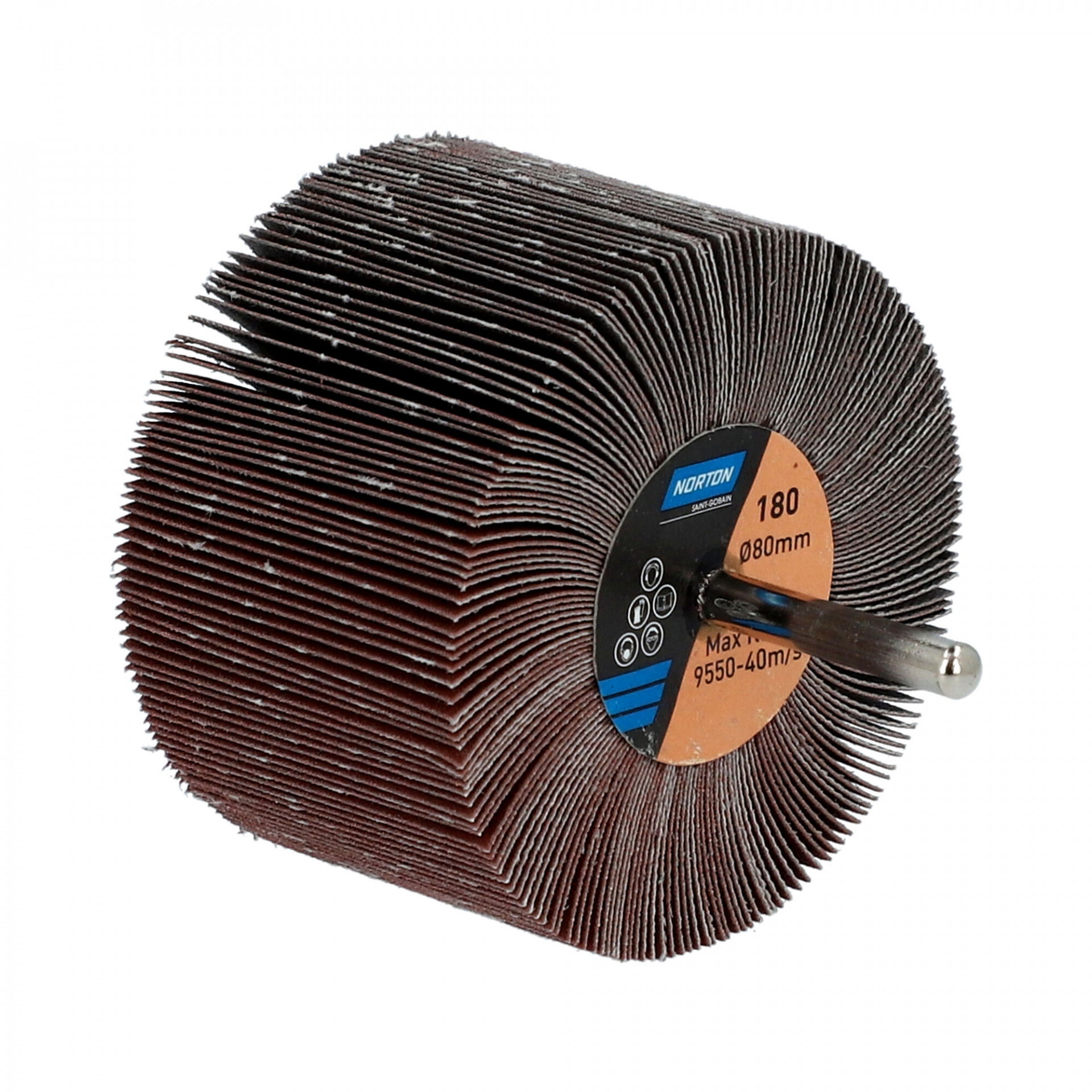 Norton Metal R207Plus csapos lamellás csiszolókorong Ø80x50x6mm P180, 10 db/csomag termék fő termékképe