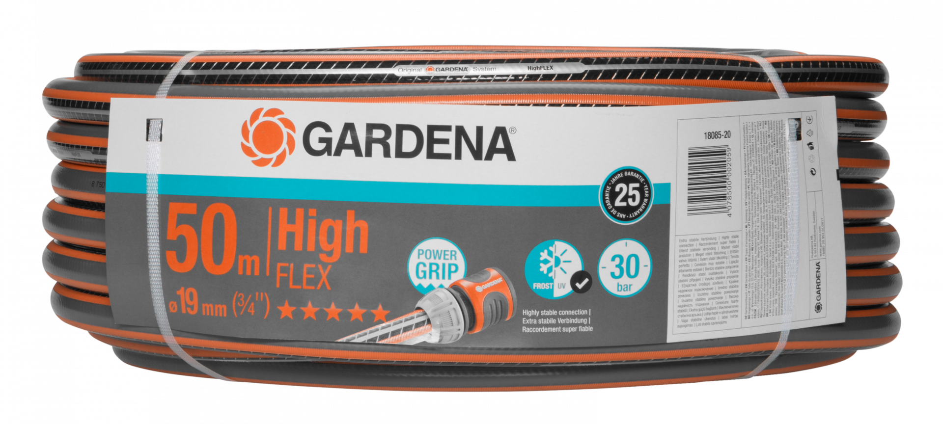 Gardena Comfort HighFLEX tömlő, 19 mm (3/4"), 30 bar, 50 m/tekercs termék fő termékképe
