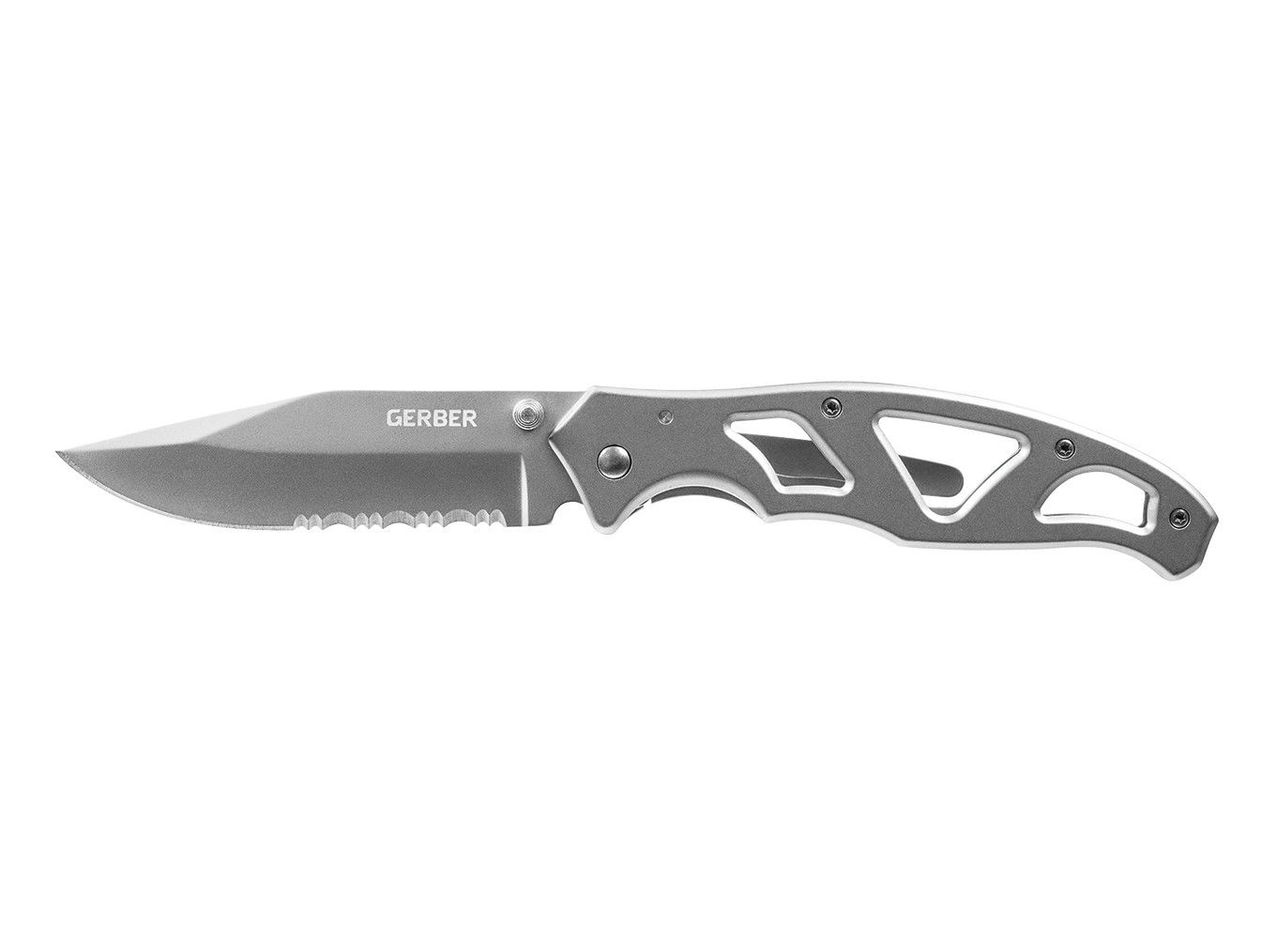 Gerber PARAFRAME II zsebkés félig fogazott pengével termék fő termékképe