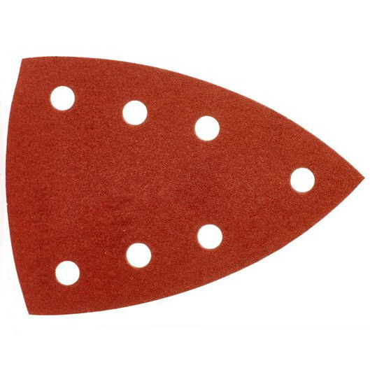 Milwaukee Tépőzáras delta csiszolólap, 100x147 mm, 7 lyukú, 120-as finomság, 10 db/csomag termék fő termékképe