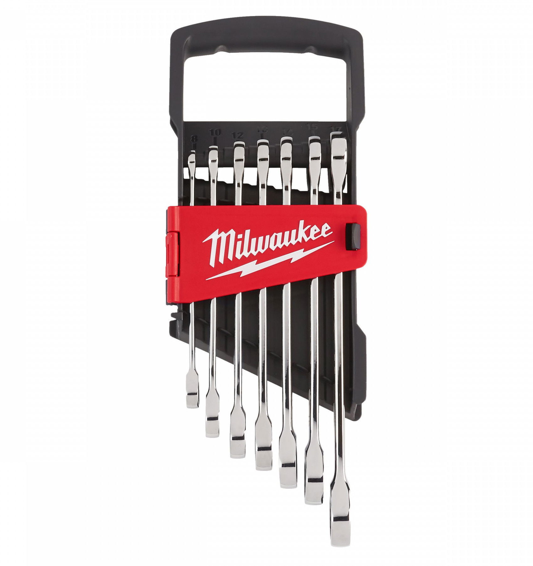 Milwaukee MAX BITE™ racsnis csillag-villáskulcs készlet, metrikus, 7 darabos termék fő termékképe