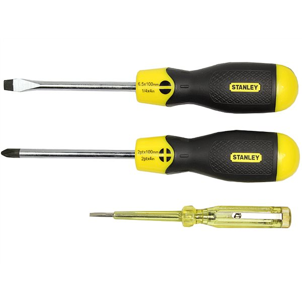 Stanley 0-65-012 CushionGrip™ csavarhúzó készlet, 3 részes termék fő termékképe