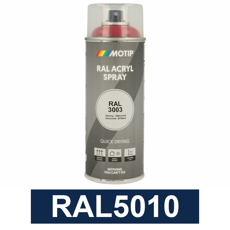 Motip Ipari festék spray, RAL5010, 400 ml termék fő termékképe