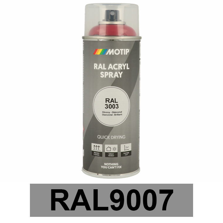 Motip Ipari festék spray, RAL9007, 400 ml termék fő termékképe