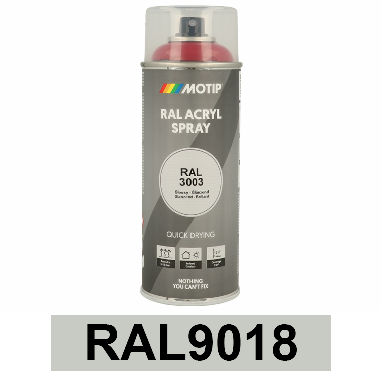 Motip Ipari festék spray, RAL9018, 400 ml termék fő termékképe