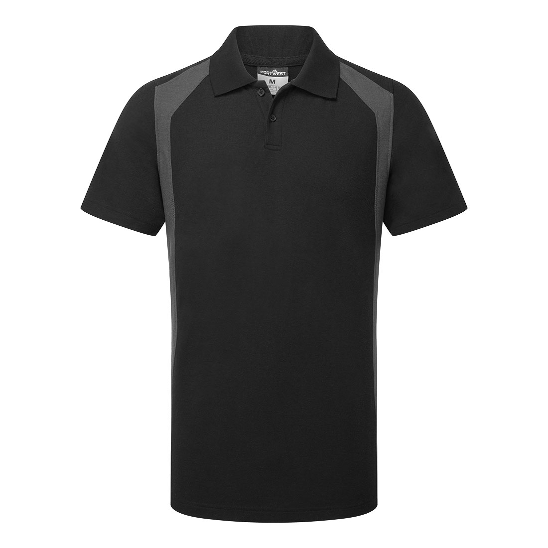 Portwest CD812 - WX2 pólóing S/S, fekete/szürke termék fő termékképe
