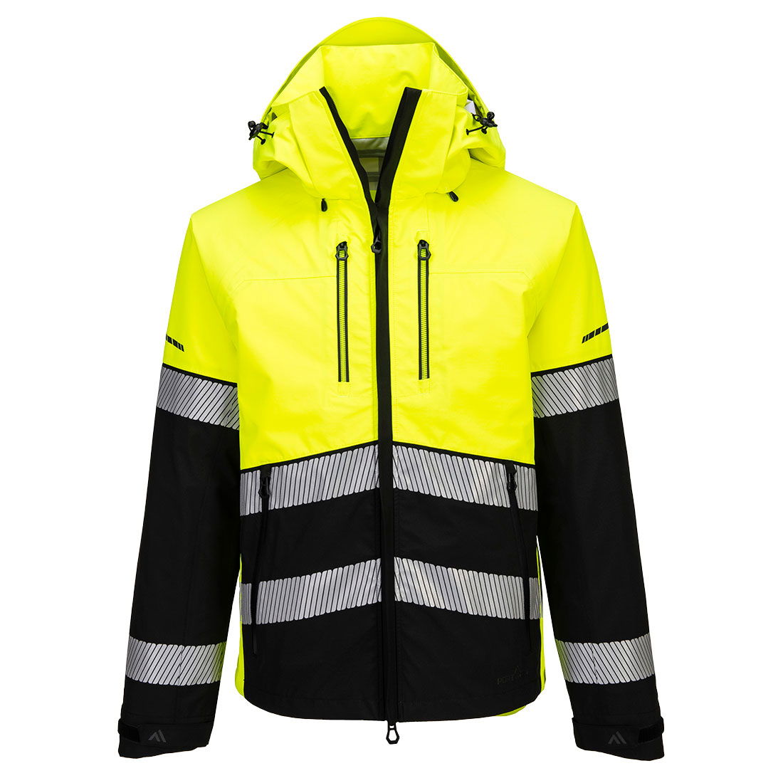 Portwest EV465 - EV4 Hi-Vis Shell kabát (3L), sárga/fekete termék fő termékképe